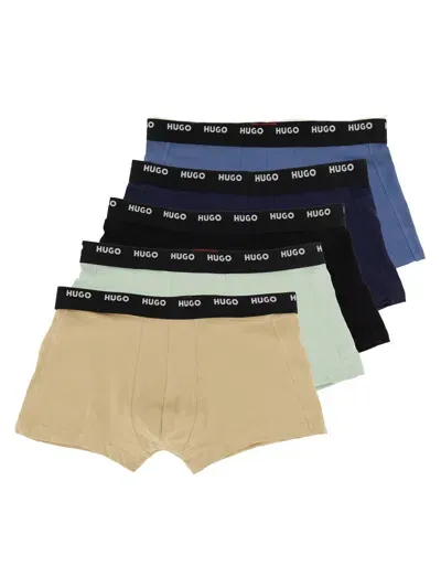 Hugo Pack Of Five Boxer Shorts In Multicolour