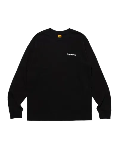 Human Made Kids' Graphic L/s T-shirt In Black