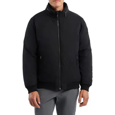 Hunter Albion Water Resistant Bomber Jacket In Black