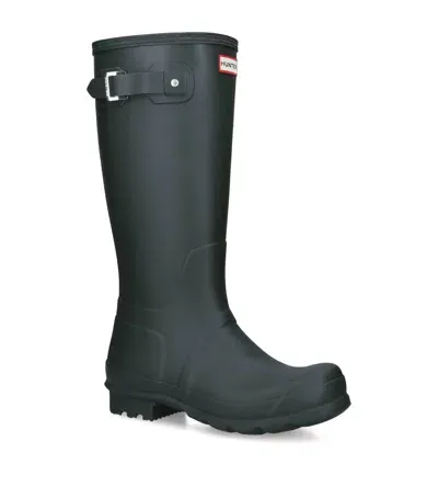 Hunter Original Tall Wellington Boots In Green