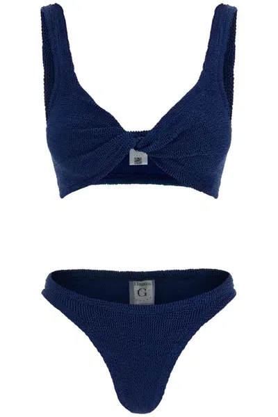 Hunza G Juno Bikini Set In Blue