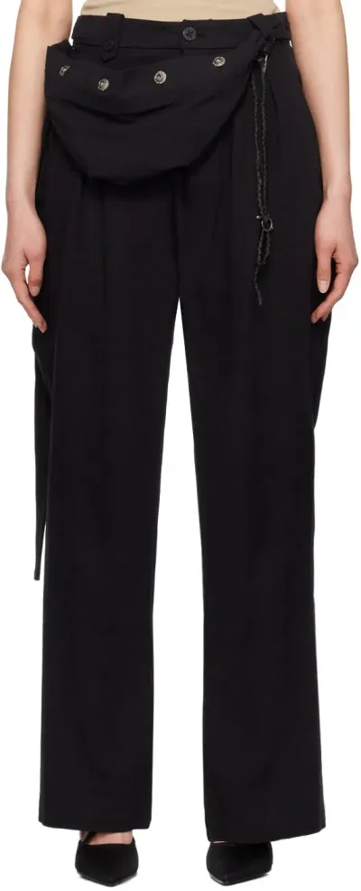 Hyein Seo Ssense Exclusive Black Trousers