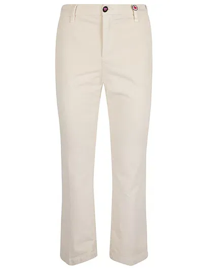 I Love My Pants Bella Velvet Trousers In White