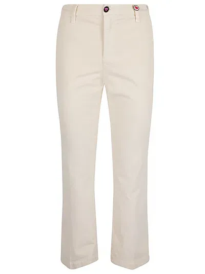 I Love My Pants Bella Velvet Trousers In White