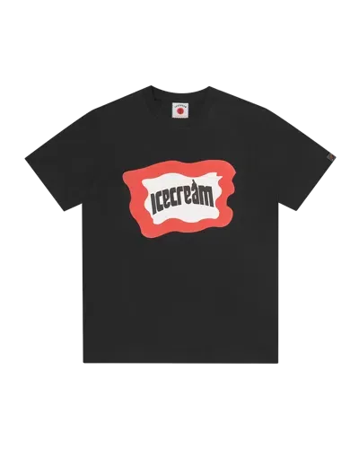 Icecream Europe Kids' Splatter T-shirt In Black