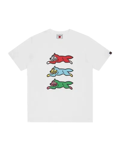 Icecream Europe Kids' Triple Running Dog Tee In White