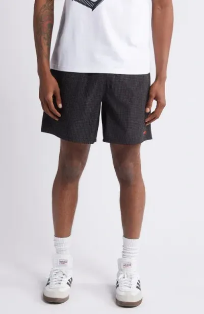 Icecream Pyramid Nylon Shorts In Black