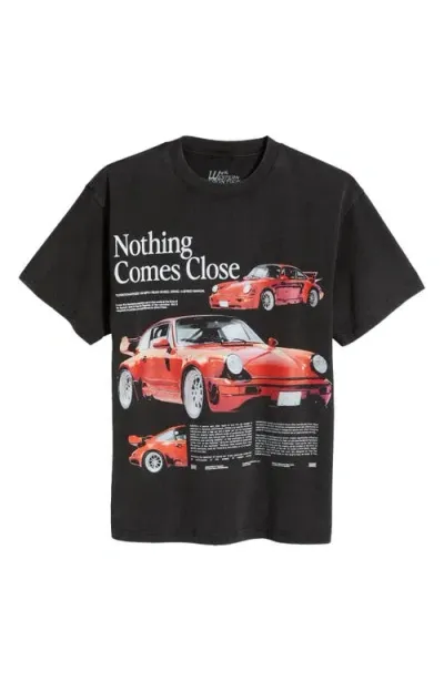 Id Supply Co Nothing Comes Close Graphic T-shirt In Washed Black