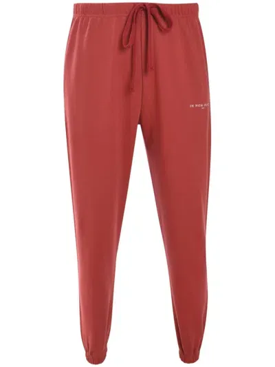 Ih Nom Uh Nit Logo-print Track Pants In Red