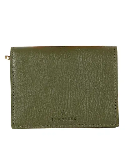 Il Bisonte Small Oliveta Wallet In Cipresso