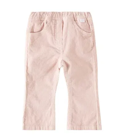 Il Gufo Baby Cotton Corduroy Pants In Pink