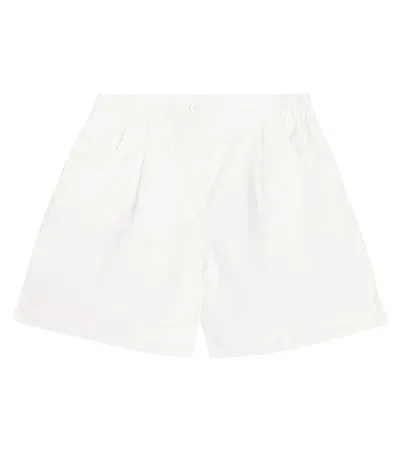 Il Gufo Kids' Shorts Aus Einem Baumwollgemisch In Weiss