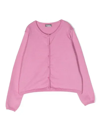 Il Gufo Kids Cardigan Per Bambini In Fuchsia