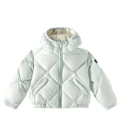 Il Gufo Kids' Quilted Down Jacket In Green