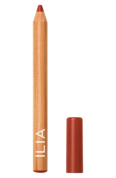 Ilia Lip Sketch Hydrating Lipstick + Lip Liner Crayon Earthen 0.08 oz / 2.3 G