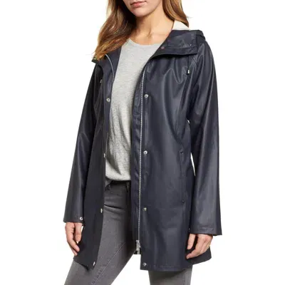 Ilse Jacobsen Raincoat In Dark Indigo