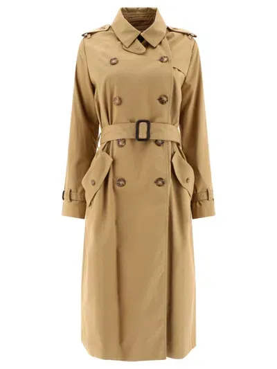 Ines De La Fressange Beige Trench Jacket For Women