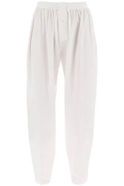 Interior The Nicola Boxer Poplin Pants In In White