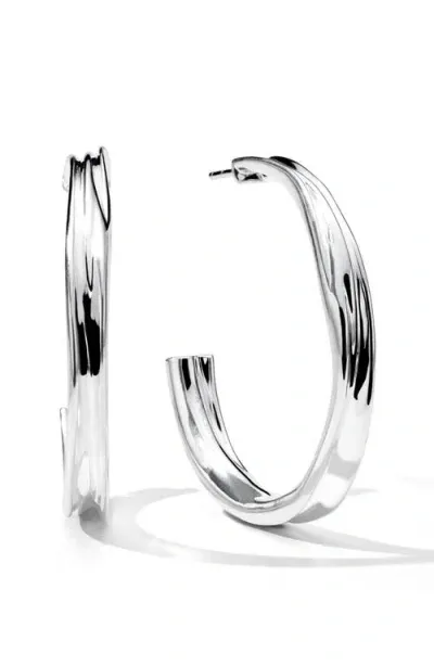 Ippolita Classico Crush Hoop Earrings In Silver