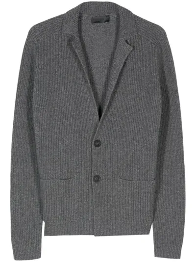 Iris Von Arnim Carson Cardigan In Grey