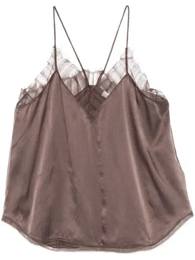 Iro Berwyn Camisole In Brown