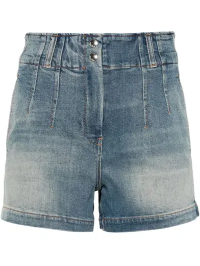 Iro Bianchi Denim Shorts In Blue