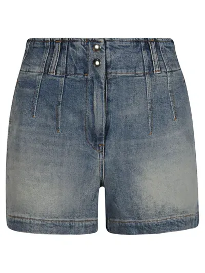 Iro Bianchi Denim Shorts In Blue