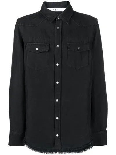 Iro Press-stud Fastening Detail Shirt In Black