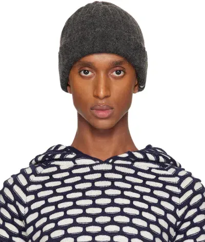 Isa Boulder Ssense Exclusive Gray Michelin Beanie In Charcoal