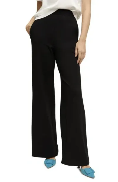 Isaac Mizrahi New York Wide Leg Pants In Black