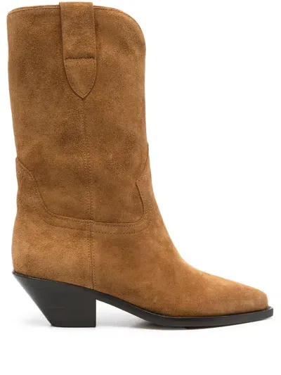 Isabel Marant 50mm Dahope Cowboy Boots In Brown