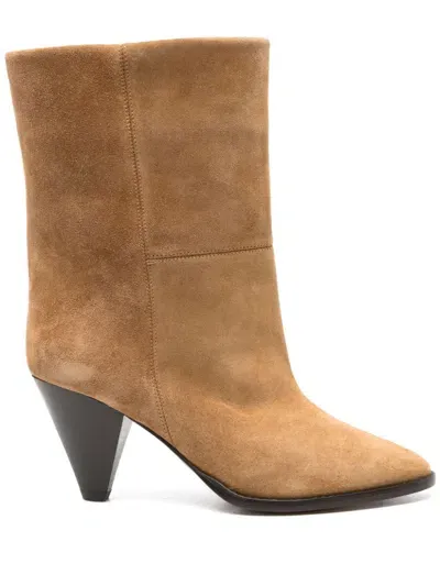 Isabel Marant Pointed In Leather Brown