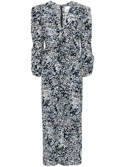 Isabel Marant Albini Midi Dress In Blue