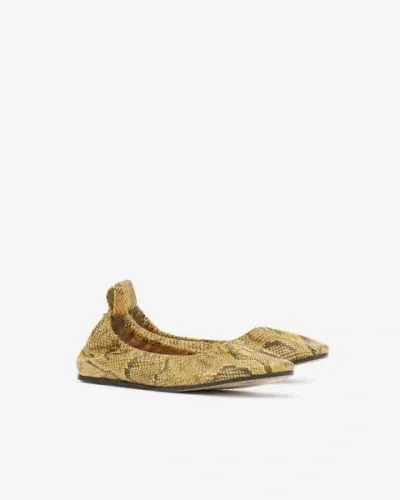 Isabel Marant Ballerinas Belna In Brown