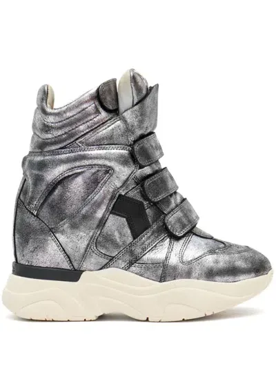 Isabel Marant Balskee Sneakers In Metallic