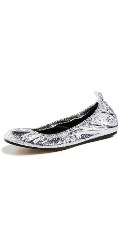 Isabel Marant Belna Flats Silver