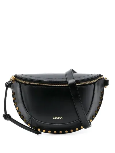 Isabel Marant Belt Bag With Print In Black