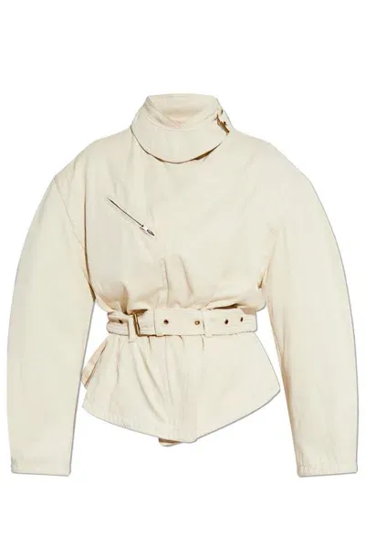 Isabel Marant Belted Jacket In Beige