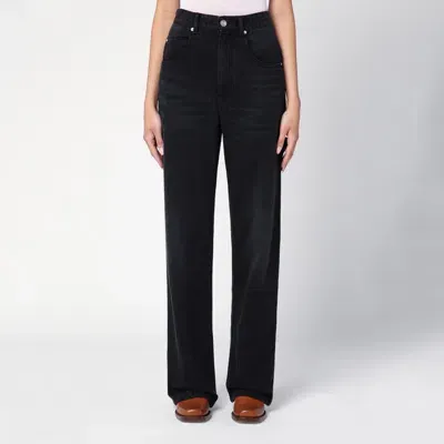 Isabel Marant Black Cotton-blend Trousers