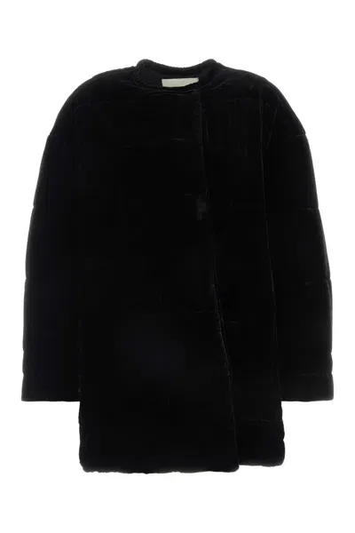 Isabel Marant Black Doriane Eco Fur Coat