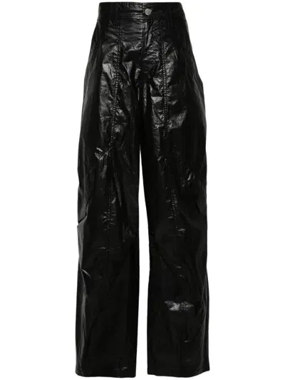 Isabel Marant Cargo Jeans In Black