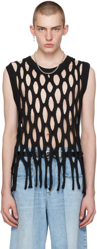 Isabel Marant Black Larry Tank Top In 01bk