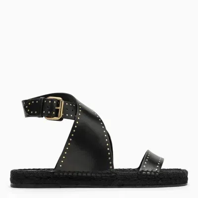 Isabel Marant Women's Studded Leather Sandal In Black