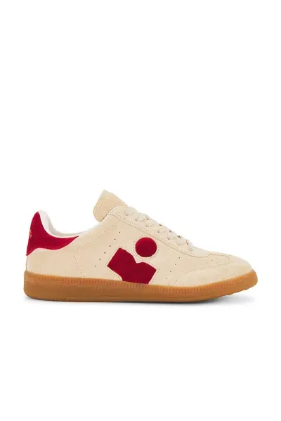 Isabel Marant Bryce Sneaker In Toffee/red