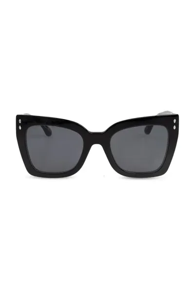 Isabel Marant Butterfly Frame Sunglasses In Black