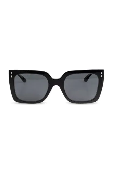 Isabel Marant Butterfly Frame Sunglasses In Black