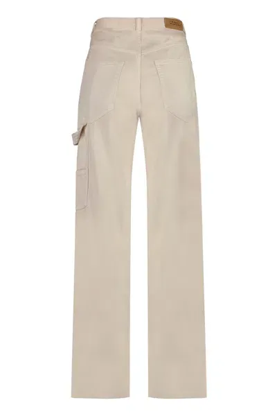 Isabel Marant Bymara Cargo Trousers In Beige