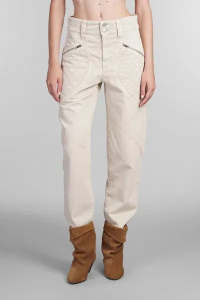 Isabel Marant Catarina Jeans In Beige