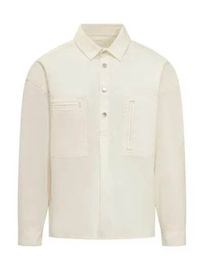 Isabel Marant Terry Cotton Shirt In White