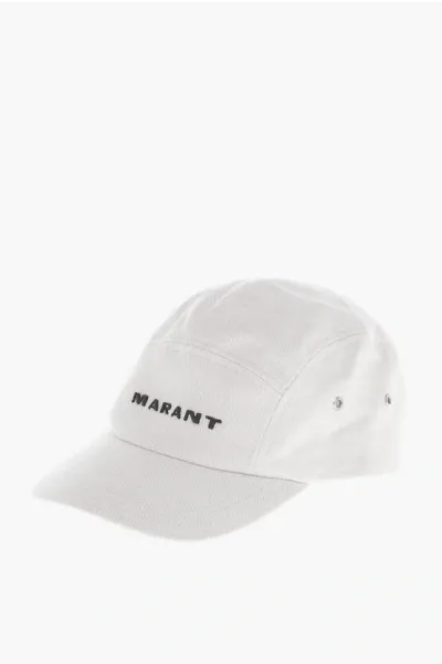 Isabel Marant Cotton Twill Tedji Cap In White